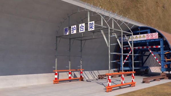 满洲里市隧道施工动画制作公司 - 隧道施工工艺和施工方法 - 隧道施工汇报动画视频 - bim 工程施工动画